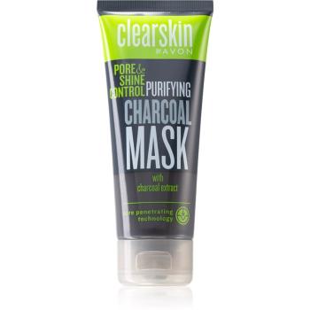 Avon Clearskin Pore & Shine Control tisztító maszk aktív szénnel 75 ml