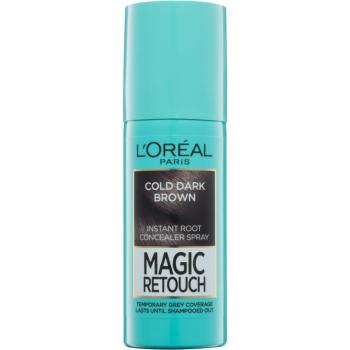 L’Oréal Paris Magic Retouch azonnali hajtőszínező spray árnyalat Cold Dark Brown 75 ml