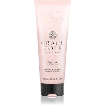 Grace Cole Wild Fig & Pink Cedar élénkítő testpeeling 238 ml