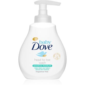 Dove Baby Sensitive Moisture tisztító gél testre és hajra 200 ml