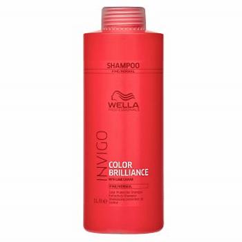 Wella Professionals Invigo Color Brilliance Color Protection Shampoo sampon vékony szálú festett hajra 1000 ml