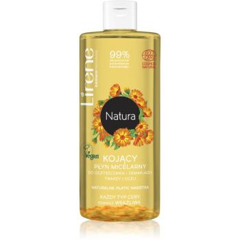 Lirene Natura tisztító és lemosó micellás víz az arcbőr megnyugtatására 400 ml