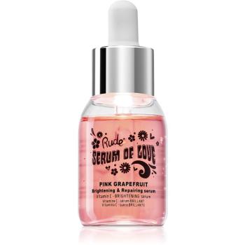 Rude Cosmetics Serum of Love Pink Grapefruit bőrélénkítő és megújító szérum 30 ml
