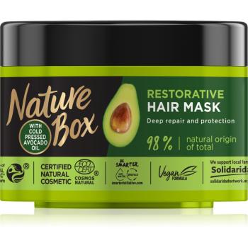 Nature Box Avocado intenzív regeneráló maszk a károsult hajra 200 ml
