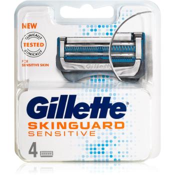 Gillette Skinguard Sensitive tartalék kefék az érzékeny arcbőrre 4 db
