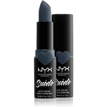 NYX Professional Makeup Suede Matte Lipstick mattító rúzs árnyalat 21 Smudge me 3.5 g