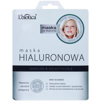 L’biotica Masks Hyaluronic Acid hidratáló és bőrpuhító arcmaszk 23 ml