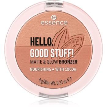 Essence Hello, Good Stuff! Matte & Glow bronzosító púder árnyalat 20 Cocoa-Kissed