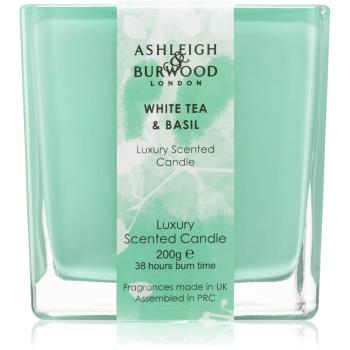 Ashleigh & Burwood London Life in Bloom White Tea & Basil illatos gyertya 200 g