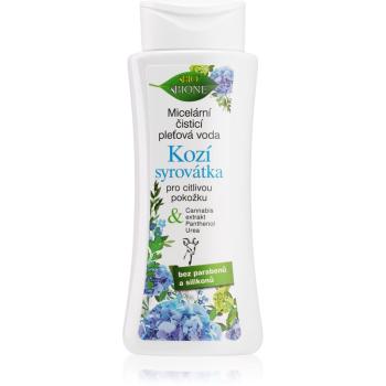 Bione Cosmetics Kozí Syrovátka finoman tisztító micellás víz az érzékeny arcbőrre 255 ml