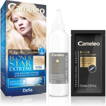 Delia Cosmetics Cameleo Blonde Star Extreme élénkítő púder keratinnal 25 g