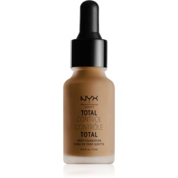 NYX Professional Makeup Total Control Drop Foundation make-up árnyalat 18 Deep Sable 13 ml