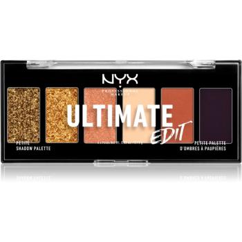 NYX Professional Makeup Ultimate Edit Petite Shadow szemhéjfesték paletta árnyalat 06 Utopia 6x1.2 g