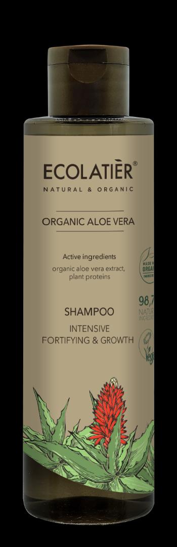 Aloe vera sampon – erősíti a hajat és serkenti a hajnövekedést - 250ml- EcoLatier Organic