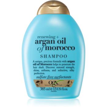 OGX Argan Oil Of Morocco megújító sampon a fénylő és selymes hajért 385 ml