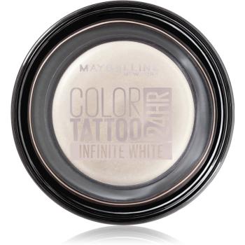 Maybelline Color Tattoo géles szemfestékek árnyalat Infinite White 4 g