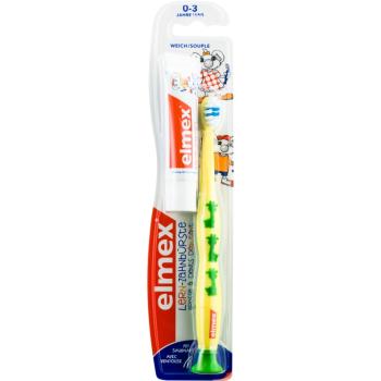 Elmex Caries Protection Kids gyermek soft fogkefe + mini fogkrém 12 ml