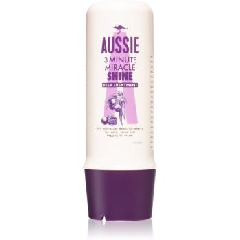 Aussie 3 Minute Miracle Shine 3 perces maszk a fénylő és selymes hajért 250 ml