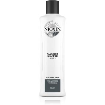 Nioxin System 2 Cleanser Shampoo tisztító sampon vékonyszálú és normál hajra 300 ml