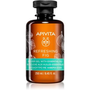 Apivita Refreshing Fig felfrissítő tusfürdő gél esszenciális olajokkal 250 ml