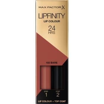 Max Factor Lipfinity Lip Colour hosszan tartó rúzs balzsammal árnyalat 150 Bare