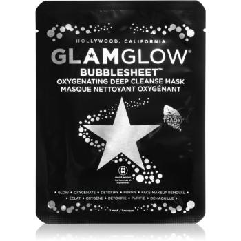 Glamglow Bubblesheet aktív szén tartalmú tisztító gézmaszk az élénk bőrért 1 db
