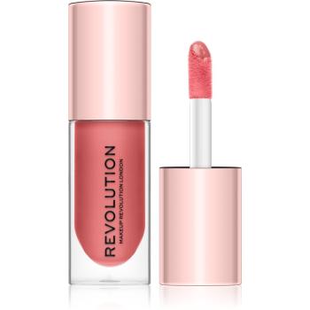 Makeup Revolution Pout Bomb dúsító ajakfény magasfényű árnyalat Kiss 4.6 ml