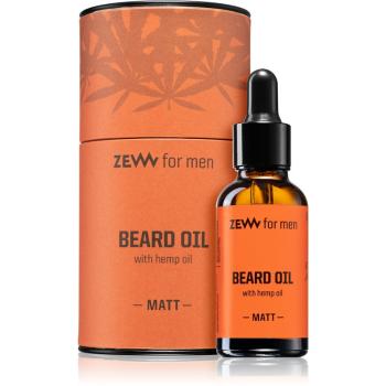 Zew Beard Oil with hemp oil szakáll olaj kender olajjal Matt 30 ml