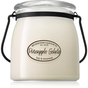 Milkhouse Candle Co. Creamery Pineapple Gelato illatos gyertya Butter Jar 454 g
