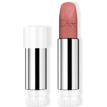 DIOR Rouge Dior The Refill hosszan tartó rúzs utántöltő árnyalat 100 Nude Look Matte 3,5 g