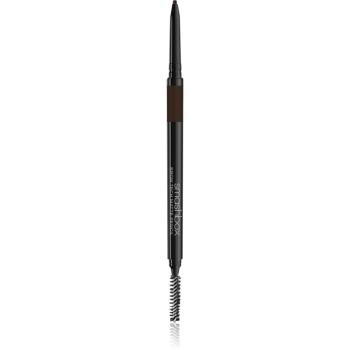 Smashbox Brow Tech Matte Pencil automatikus szemöldökceruza kefével árnyalat Dark Brown 0.09 g