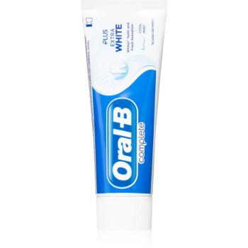 Oral B Complete Plus Extra White fehérítő fogkrém a teljes ápolásért Cool Mint 75 ml