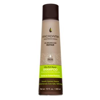 Macadamia Professional Ultra Rich Moisture Shampoo hajsimító sampon durva és rakoncátlan hajra 300 ml
