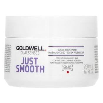 Goldwell Dualsenses Just Smooth 60sec Treatment hajsimító maszk rakoncátlan hajra 200 ml