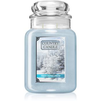 Country Candle Fresh Aspen Snow illatos gyertya 680 g