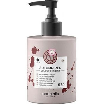 Maria Nila Autumn Red Colour Refresh tápláló maszk színes pigmentekkel a vörös árnyalatok újraélesztéséhez 300 ml