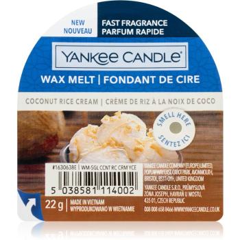 Yankee Candle Coconut Rice Cream illatos viasz aromalámpába 22 g