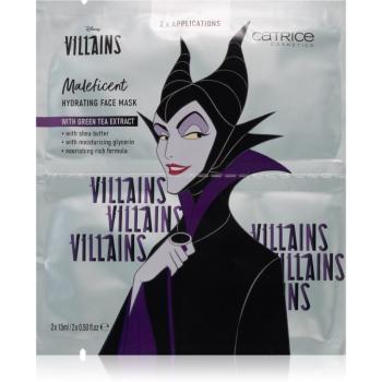 Catrice Disney Villains Maleficent arcmaszk zöld tea kivonattal 2 x 15 ml