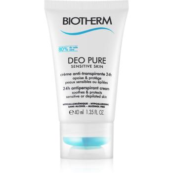 Biotherm Deo Pure Sensitive Skin krémes izzadásgátló az érzékeny és borotvált bőrre 40 ml