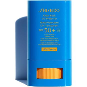 Shiseido Sun Care Clear Stick UV Protector WetForce napozó krém stift SPF 50+ 15 ml