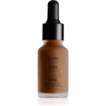 NYX Professional Makeup Total Control Drop Foundation make-up árnyalat 23 Chestnut 13 ml
