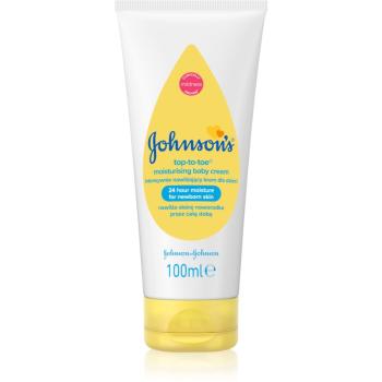 Johnson's® Top-to-Toe hidratáló krém arcra és testre gyermekeknek születéstől kezdődően 100 ml
