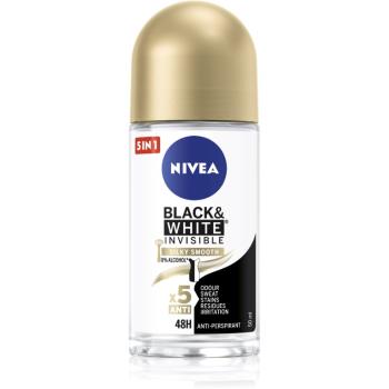 Nivea Invisible Black & White Silky Smooth golyós izzadásgátló alkoholmentes 50 ml