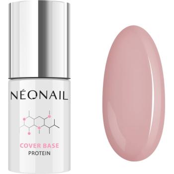 NeoNail Cover Base Protein alap- és fedőlakk a zselés műkörömhöz árnyalat Natural Nude 7,2 ml