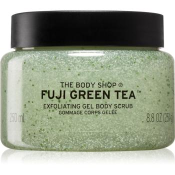 The Body Shop Fuji Green Tea testpeeling zöld teával 250 ml