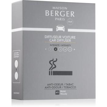 Maison Berger Paris Car Anti Odour Tobacco illat autóba utántöltő (Woody) 2 x 17 g