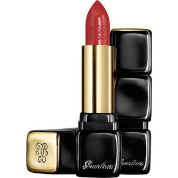 GUERLAIN KissKiss Shaping Cream Lip Colour krémes rúzs szatén finish-el árnyalat 330 Red Brick 3.5 g