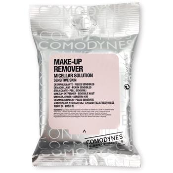 Comodynes Make-up Remover Micellar Solution sminklemosó kendő az érzékeny arcbőrre 20 db