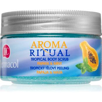 Dermacol Aroma Ritual Papaya & Mint peeling tusfürdő 200 g