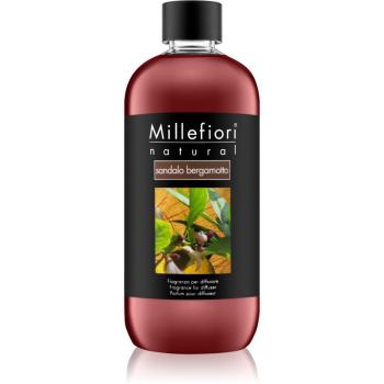 Millefiori Natural Sandalo Bergamotto aroma diffúzor töltelék 500 ml
